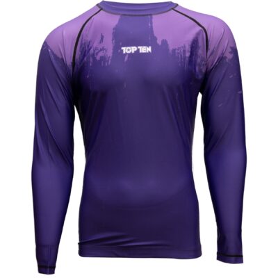 TOP TEN MMA Rashguard - Power Ink - Paars TOP TEN MMA Rashguard - Power Ink - Paars