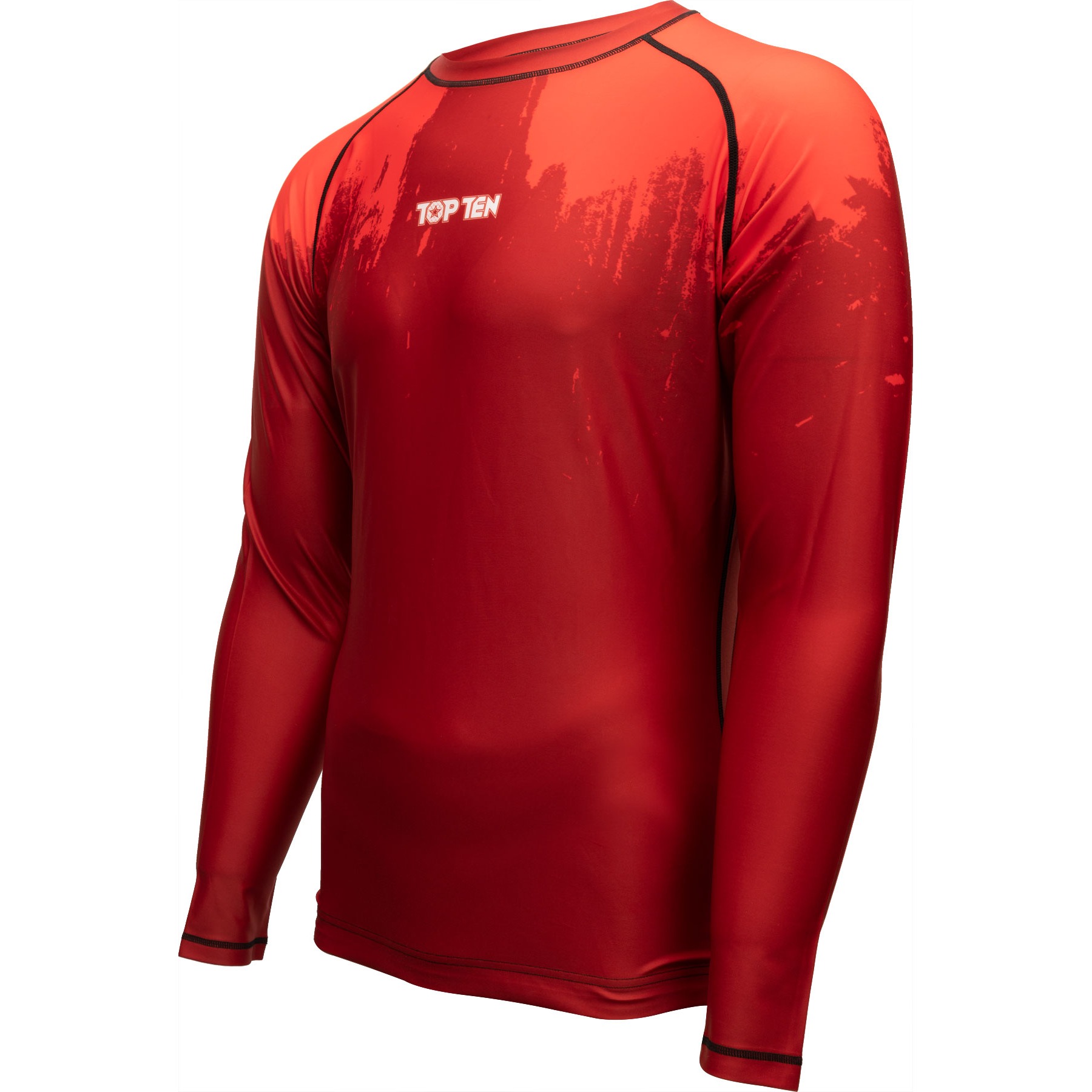 TOP TEN MMA Rashguard - Power Ink - Rood TOP TEN MMA Rashguard - Power Ink - Rood
