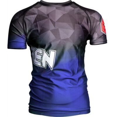 TOP TEN MMA Rashguard - Prism - Blauw TOP TEN MMA Rashguard - Prism - Blauw