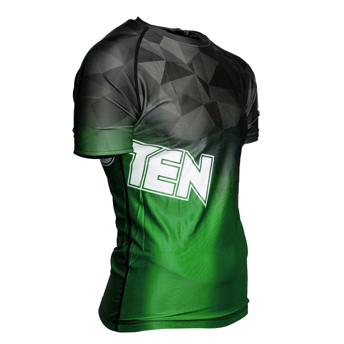TOP TEN MMA Rashguard - Prism - Groen TOP TEN MMA Rashguard - Prism - Groen