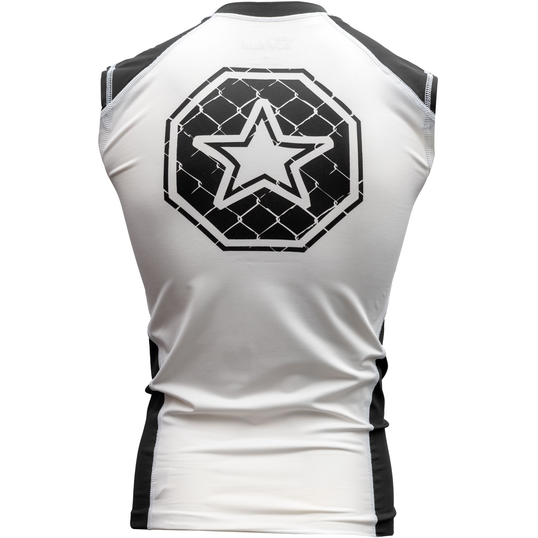 TOP TEN MMA Tank top - Rash Guard - Wit / Zwart TOP TEN MMA Tank top - Rash Guard - Wit / Zwart