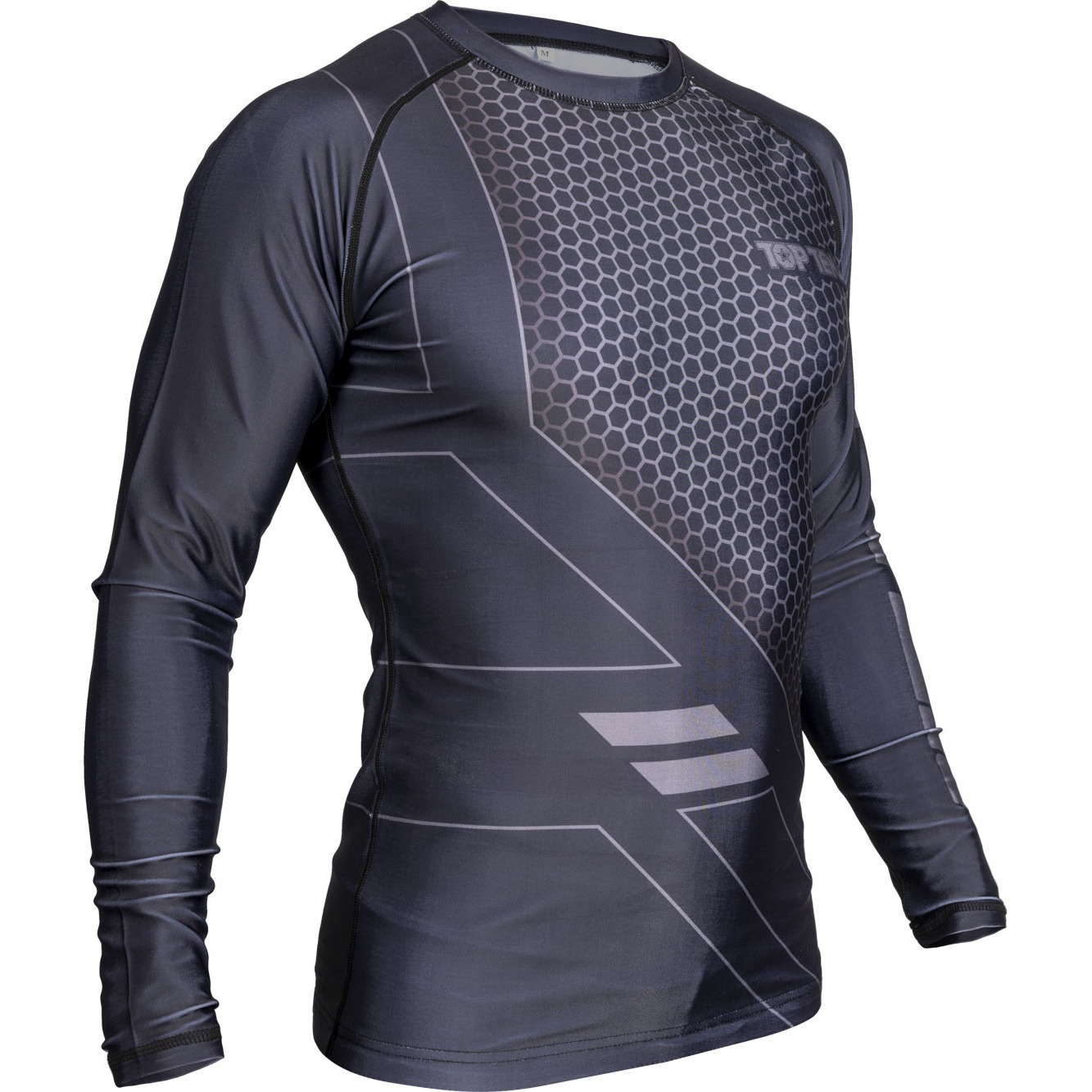 TOP TEN MMA Rashguard - COMBat - Zwart TOP TEN MMA Rashguard - COMBat - Zwart