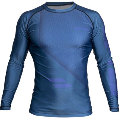 TOP TEN MMA Rashguard - COMBat - Blauw