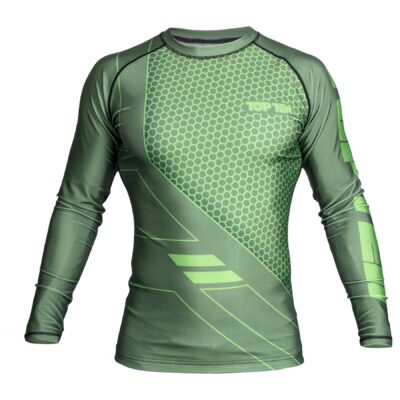 TOP TEN MMA Rashguard - COMBat - Groen TOP TEN MMA Rashguard - COMBat - Groen