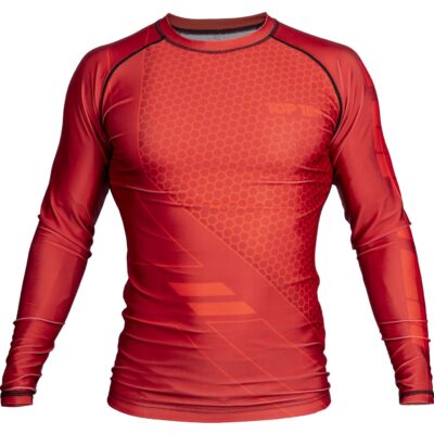 TOP TEN MMA Rashguard - COMBat - Rood TOP TEN MMA Rashguard - COMBat - Rood