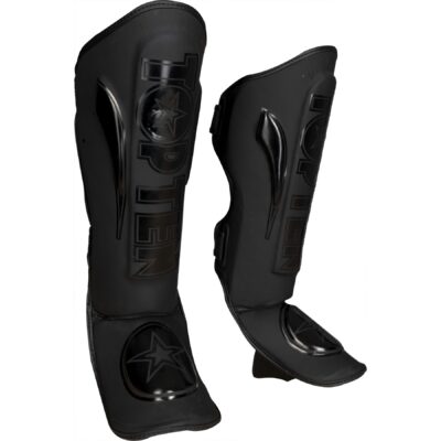 TOP TEN Scheen- en wreefbeschermer - Star Light - Zwart