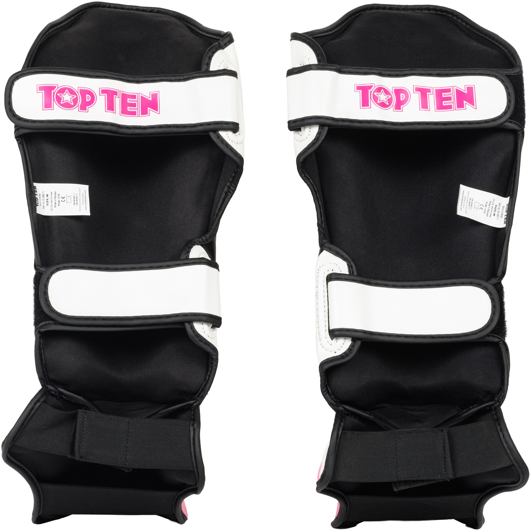 TOP TEN Scheen- en wreefbeschermer - Urban Arts - Roze / Wit TOP TEN Scheen- en wreefbeschermer - Urban Arts - Roze / Wit