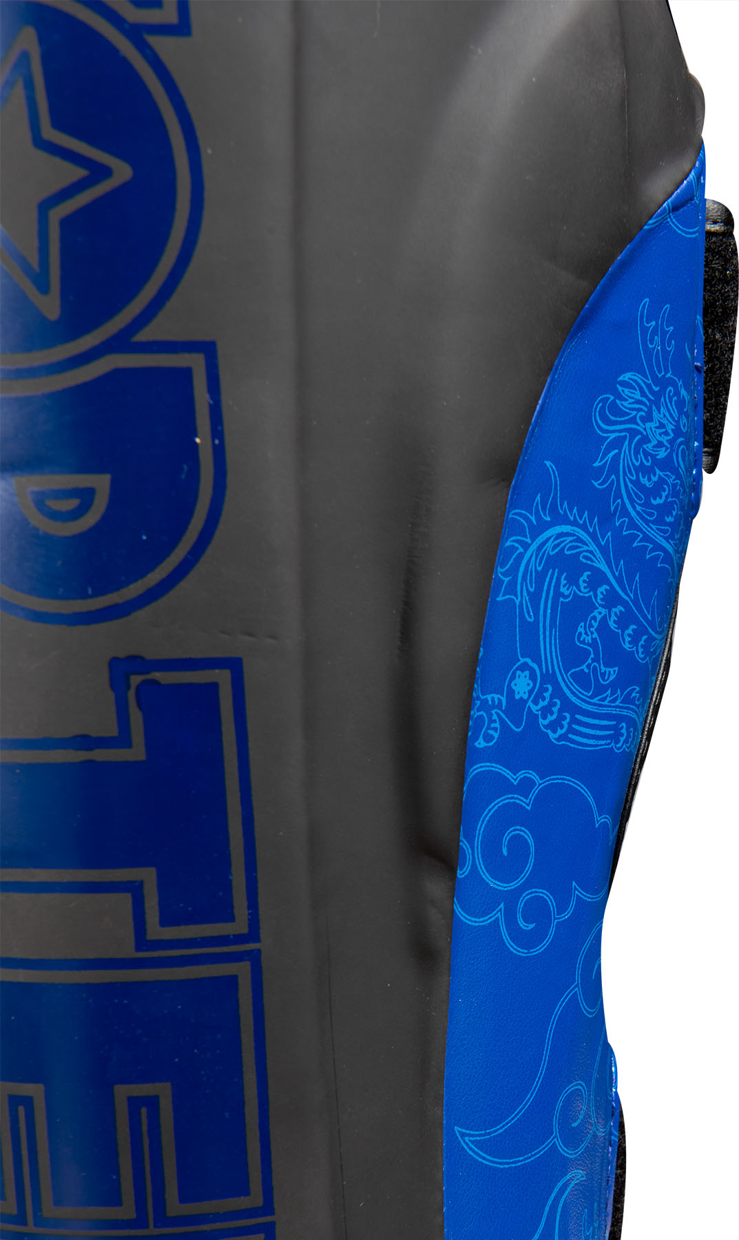 TOP TEN Scheen- en wreefbeschermer - Dragon - Zwart / Blauw TOP TEN Scheen- en wreefbeschermer - Dragon - Zwart / Blauw