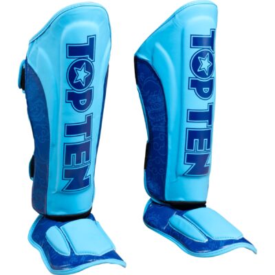 TOP TEN Scheen- en wreefbeschermer - Dragon - Blauw