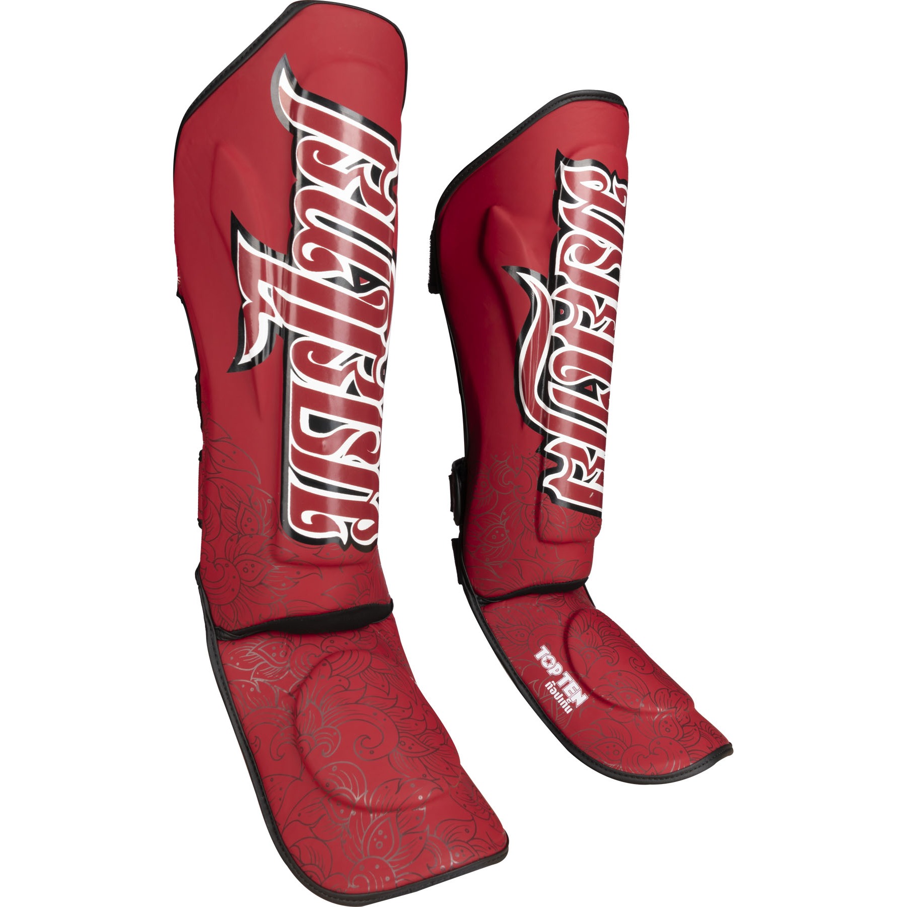 TOP TEN Scheen- en wreefbeschermer - Nong Han - Rood