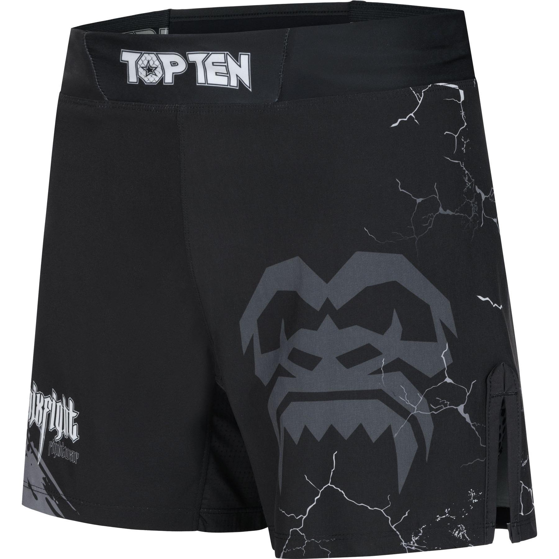 TOP TEN MMA MMA broekje - Mixfight Gorilla - Zwart TOP TEN MMA MMA broekje - Mixfight Gorilla - Zwart