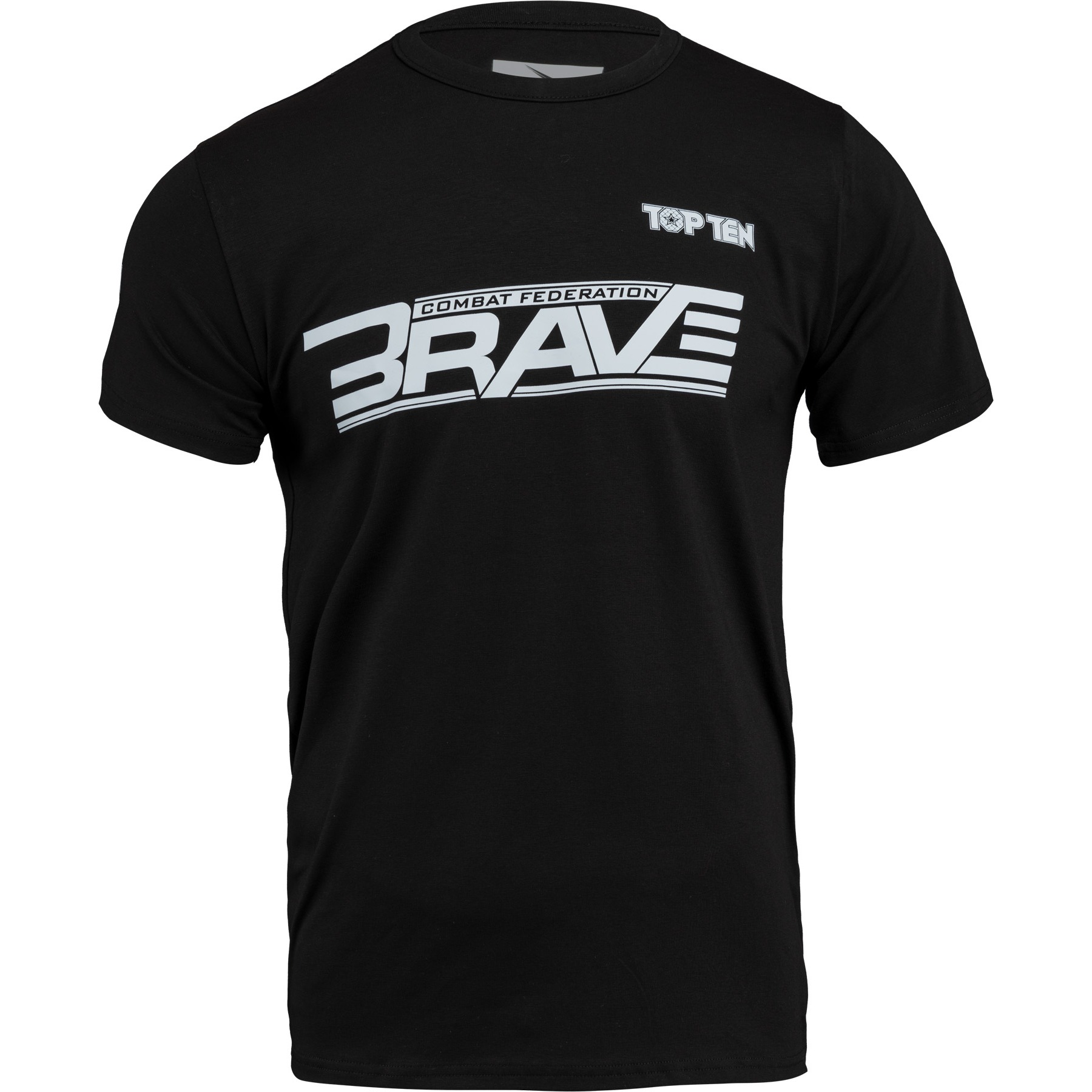 TOP TEN MMA T-shirt - BRAVE - Zwart TOP TEN MMA T-shirt - BRAVE - Zwart