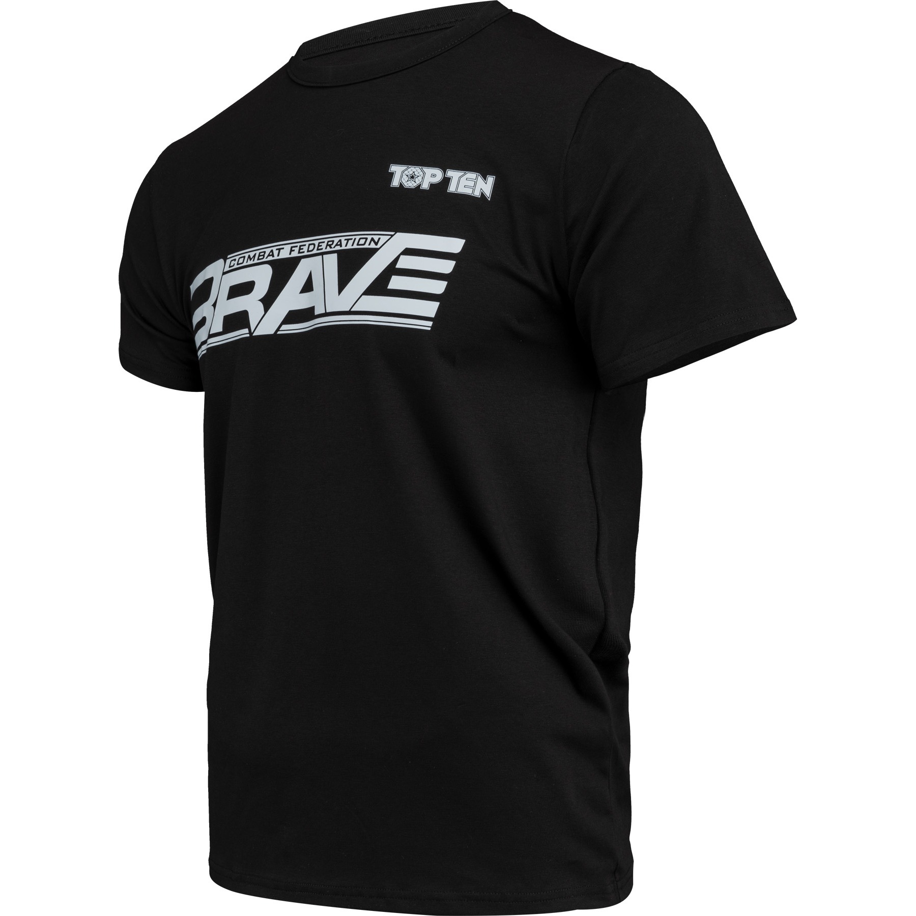 TOP TEN MMA T-shirt - BRAVE - Zwart TOP TEN MMA T-shirt - BRAVE - Zwart