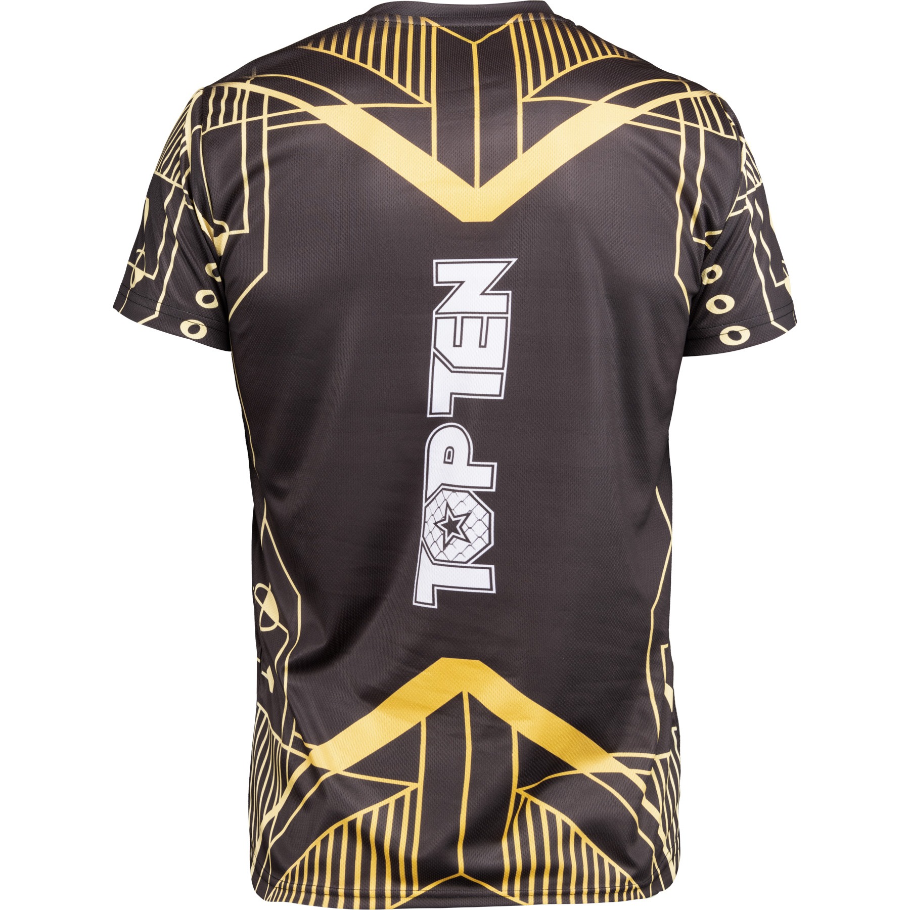 TOP TEN MMA T-shirt - BRAVE - Zwart / Goud TOP TEN MMA T-shirt - BRAVE - Zwart / Goud