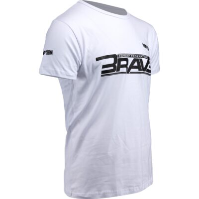 TOP TEN MMA T-shirt - BRAVE - Wit TOP TEN MMA T-shirt - BRAVE - Wit