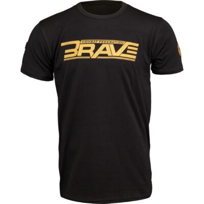 TOP TEN T-shirt - BRAVE x TOP TEN MMA - Zwart TOP TEN T-shirt - BRAVE x TOP TEN MMA - Zwart