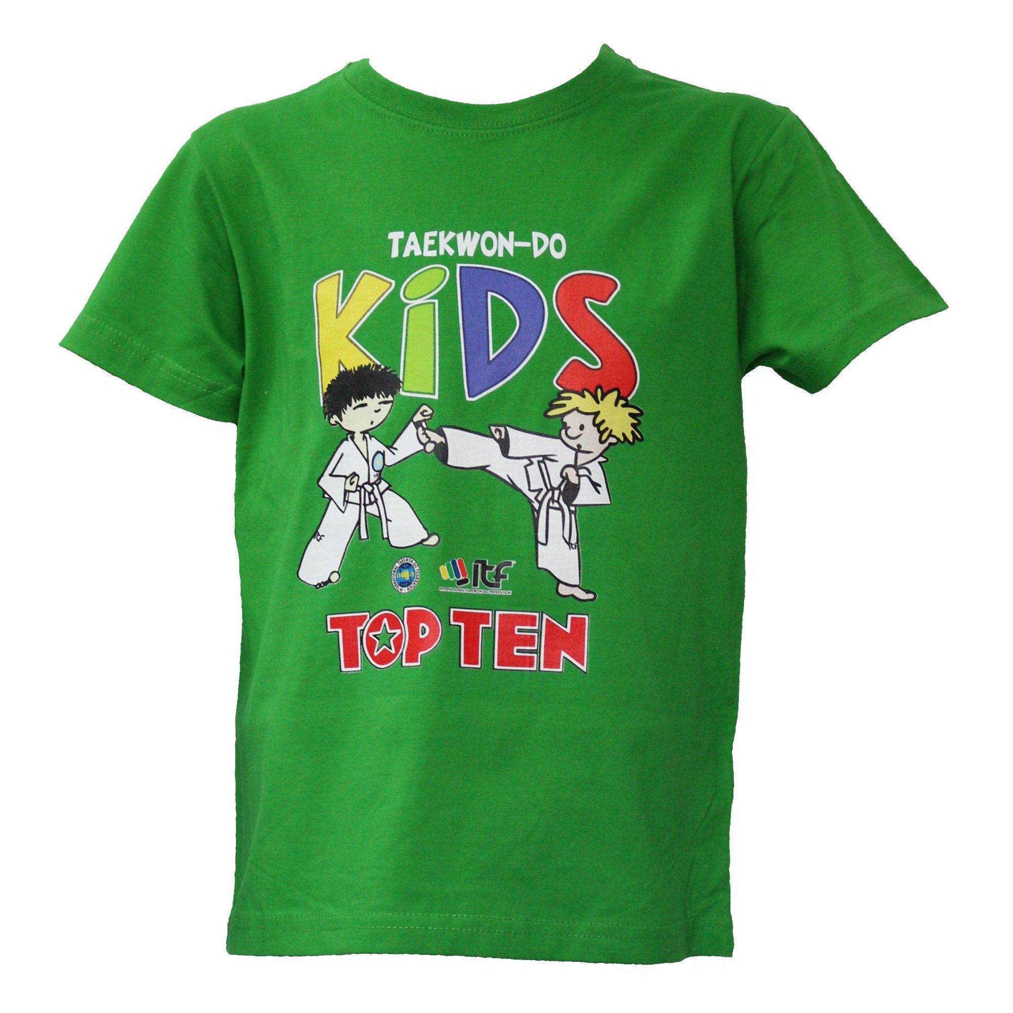 TOP TEN T-shirt - ITF KIDS - Wit TOP TEN T-shirt - ITF KIDS - Wit