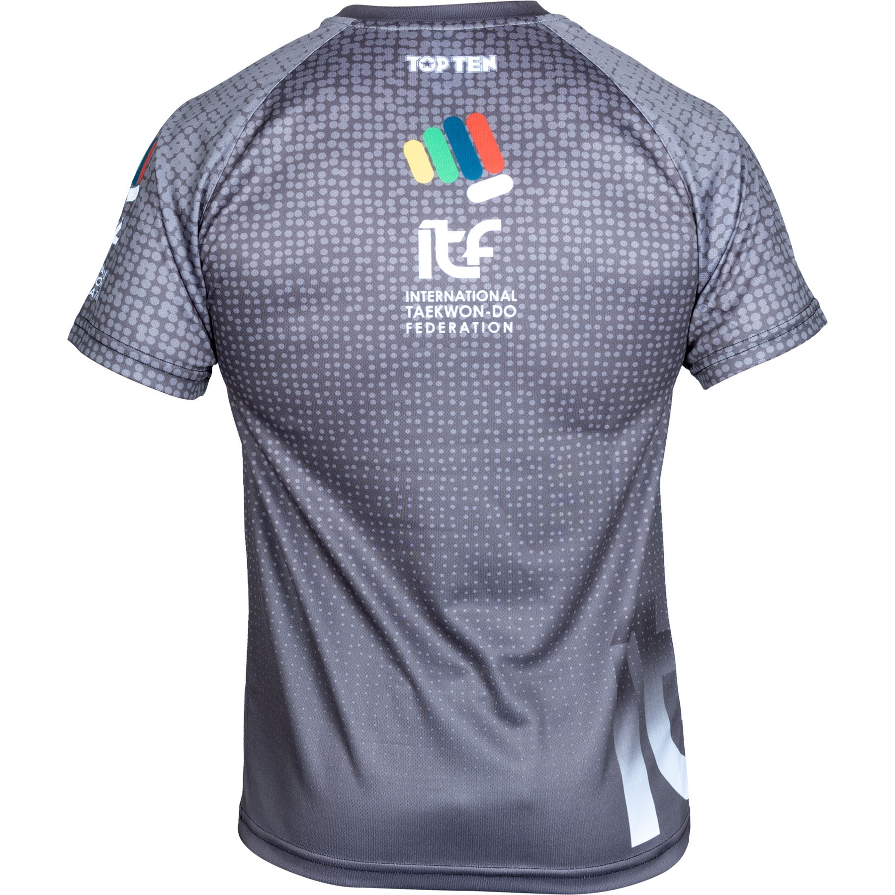 TOP TEN T-shirt - ITF Spot - Zwart TOP TEN T-shirt - ITF Spot - Zwart