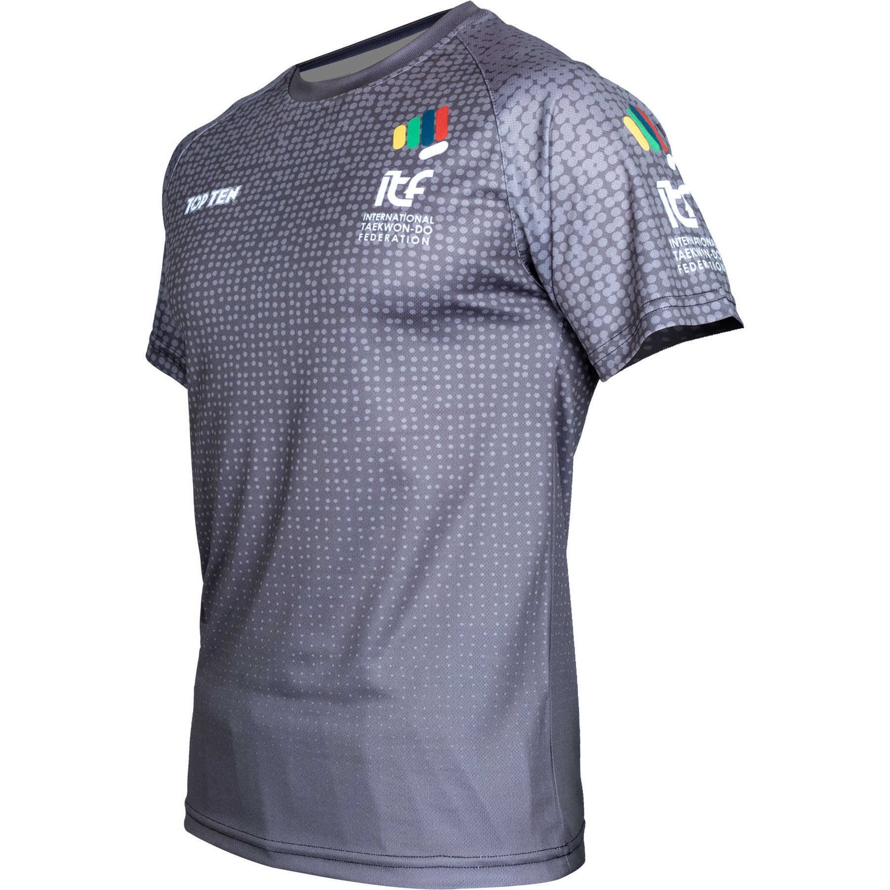 TOP TEN T-shirt - ITF Spot - Zwart TOP TEN T-shirt - ITF Spot - Zwart
