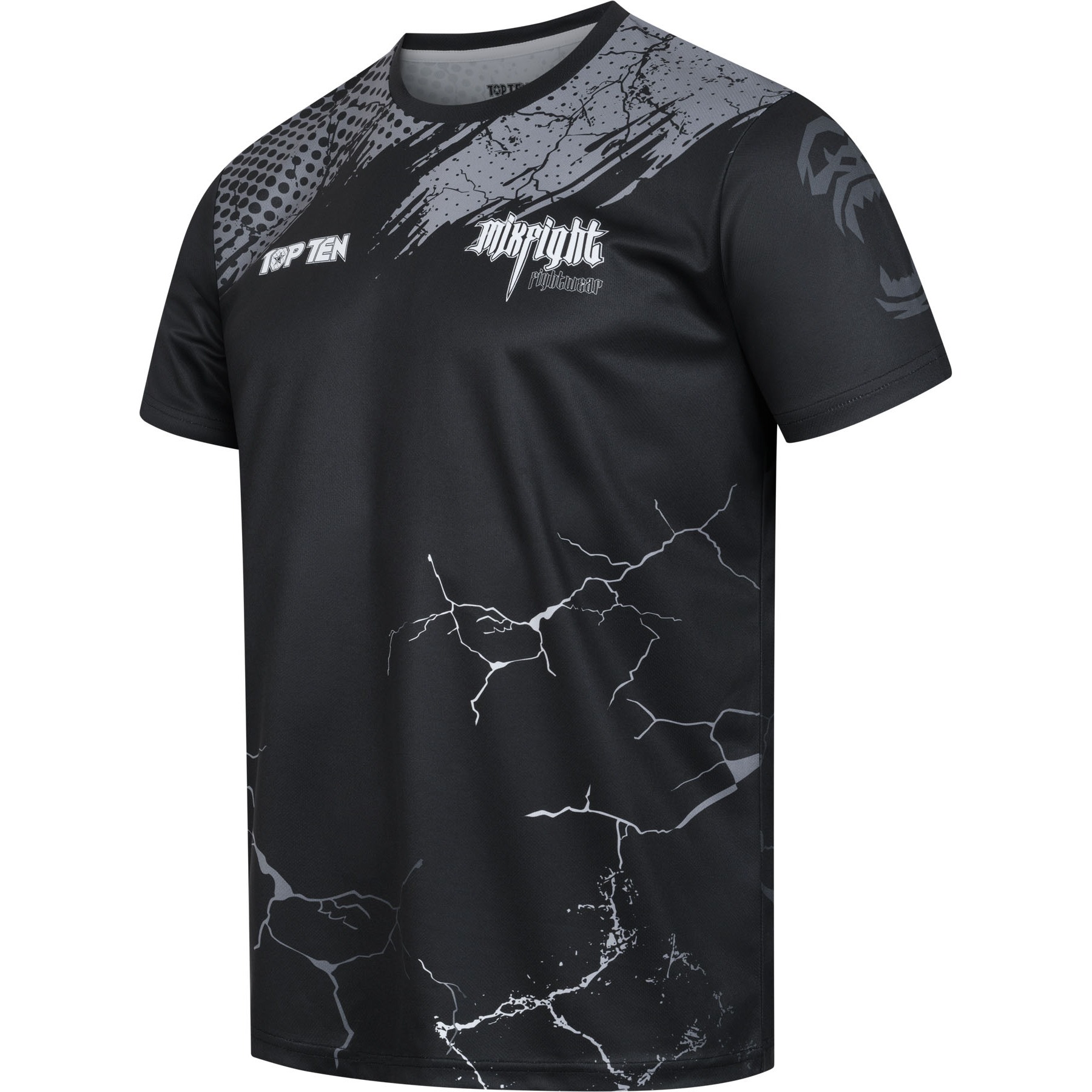 TOP TEN MMA T-shirt - Mixfight Gorilla - Zwart TOP TEN MMA T-shirt - Mixfight Gorilla - Zwart