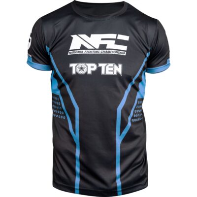 TOP TEN MMA T-shirt - NFC - Zwart / Blauw TOP TEN MMA T-shirt - NFC - Zwart / Blauw