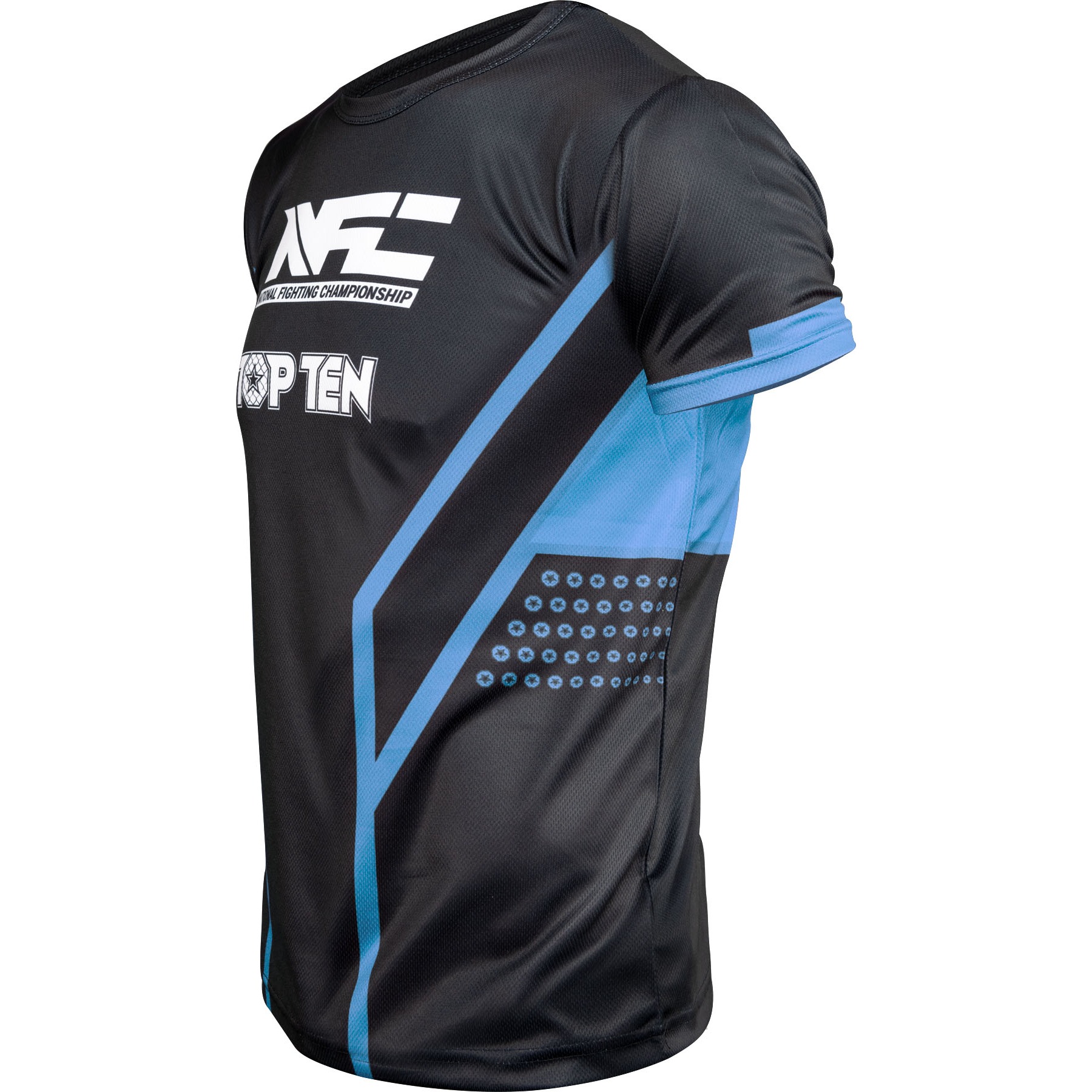TOP TEN MMA T-shirt - NFC - Zwart / Blauw TOP TEN MMA T-shirt - NFC - Zwart / Blauw