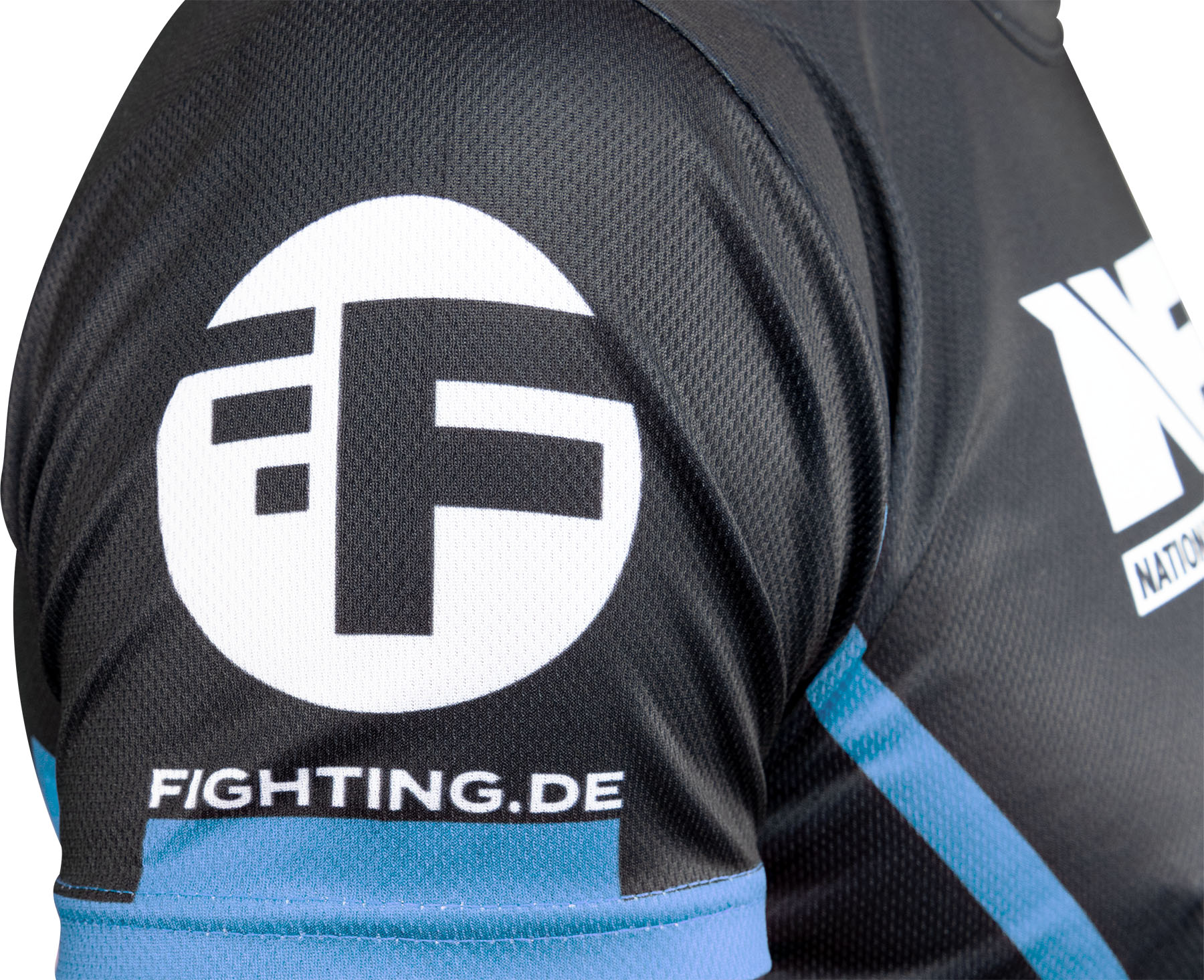 TOP TEN MMA T-shirt - NFC - Zwart / Blauw TOP TEN MMA T-shirt - NFC - Zwart / Blauw