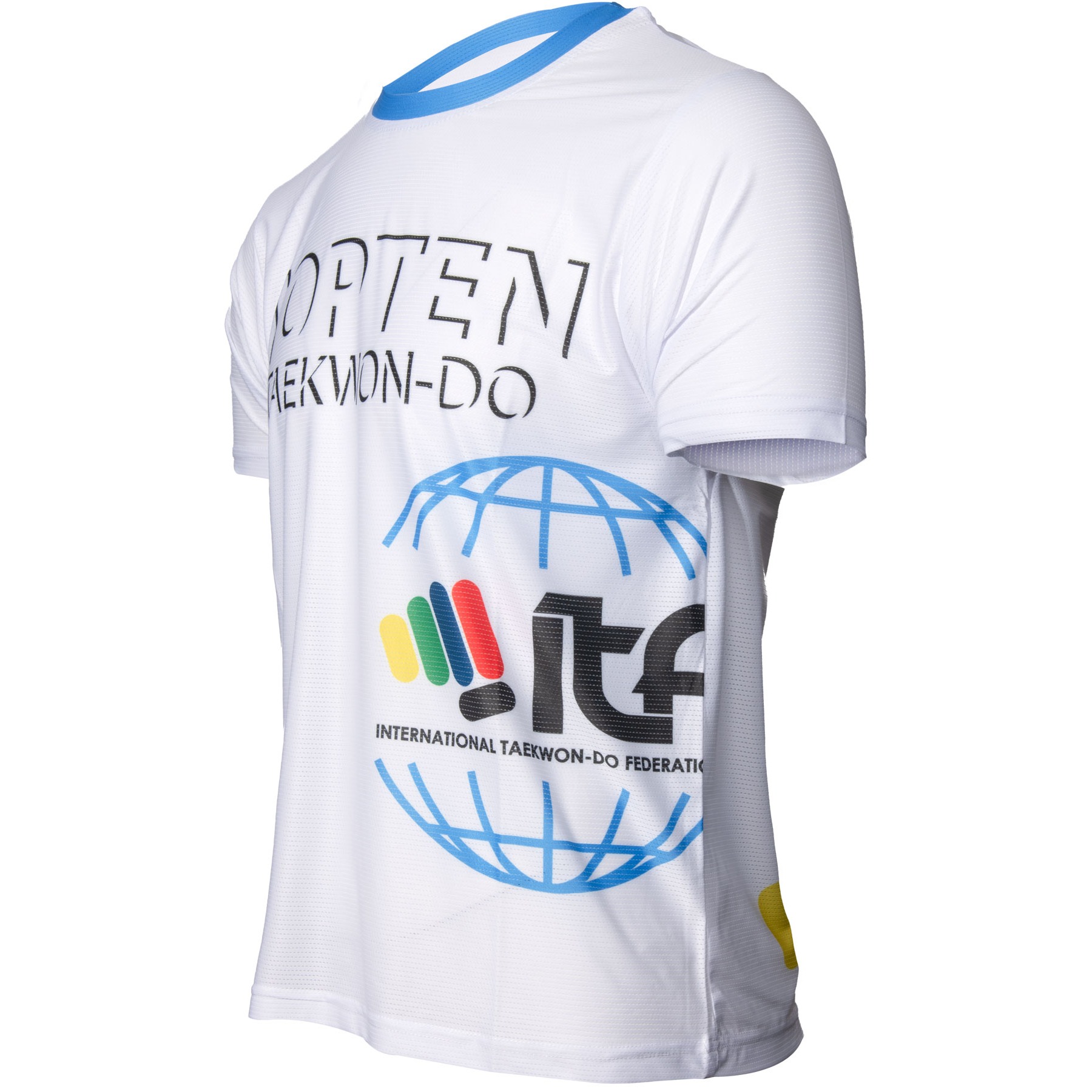 TOP TEN T-shirt - ITF Shadow - Wit TOP TEN T-shirt - ITF Shadow - Wit