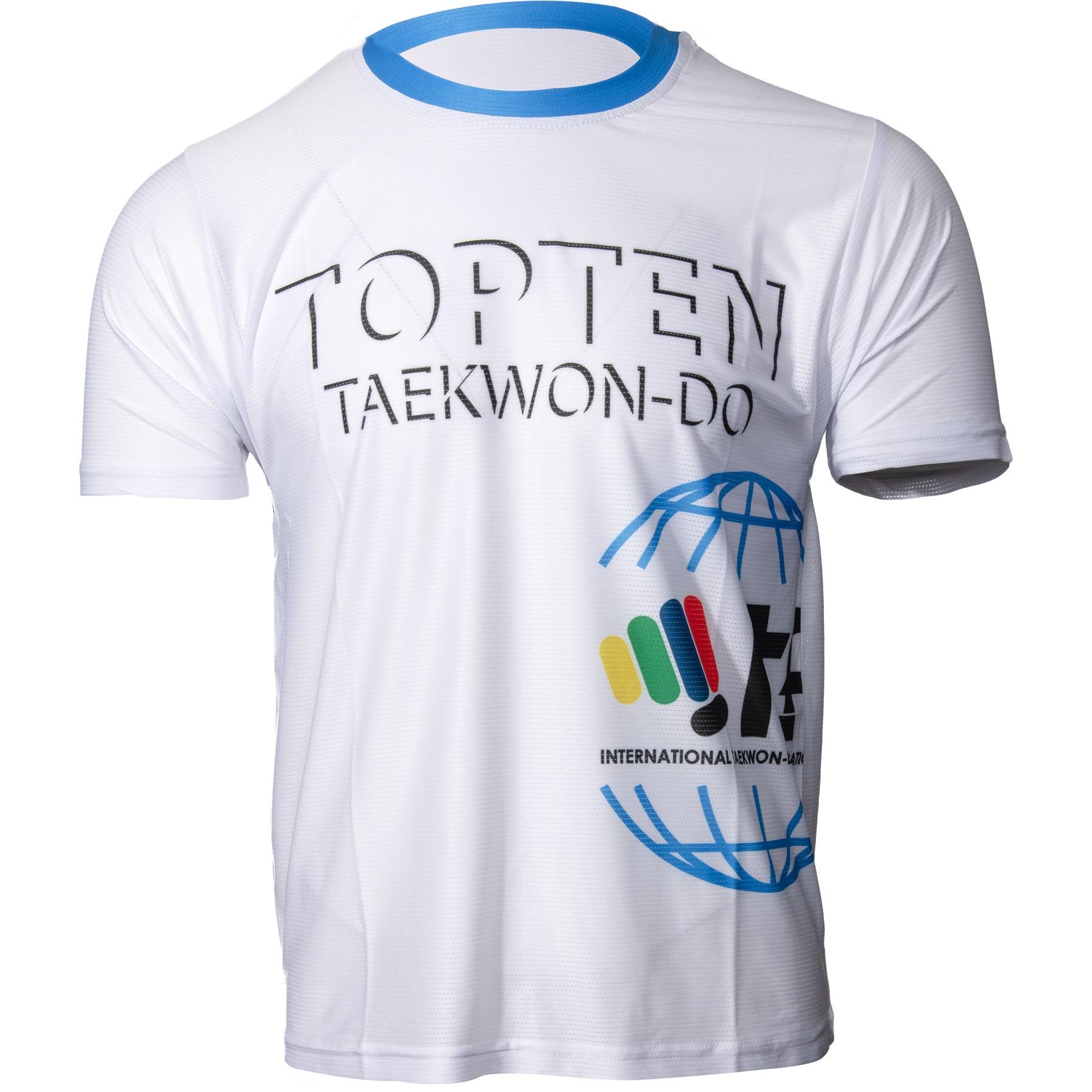 TOP TEN T-shirt - ITF Shadow - Wit TOP TEN T-shirt - ITF Shadow - Wit