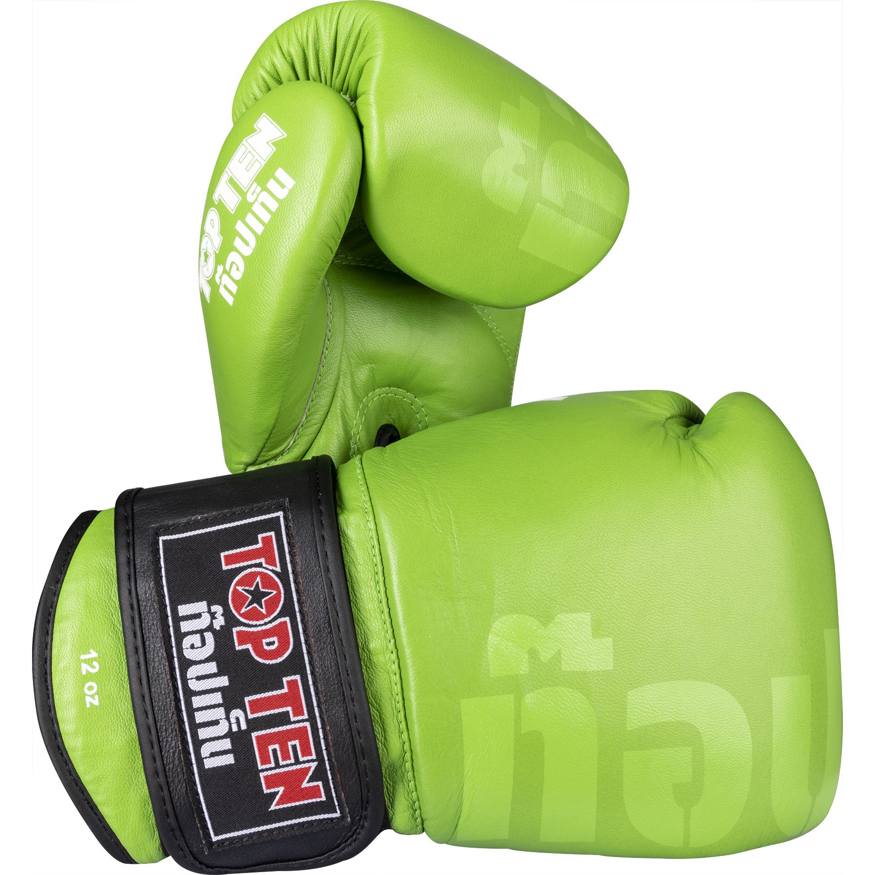 TOP TEN Thaiboks handschoen - Ajarn IFMA - Groen