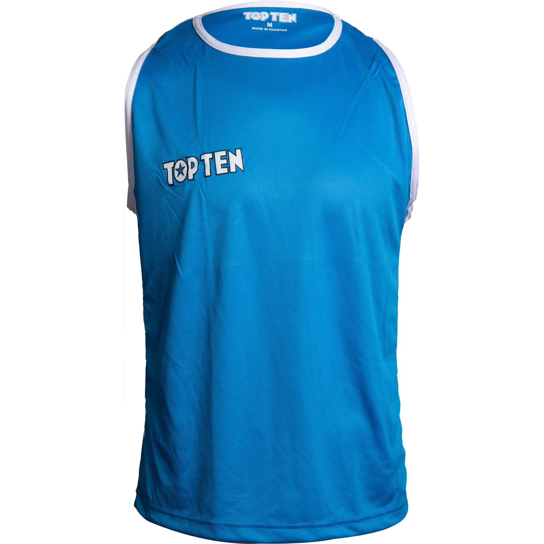TOP TEN Tank top - Competition - Blauw / Wit TOP TEN Tank top - Competition - Blauw / Wit
