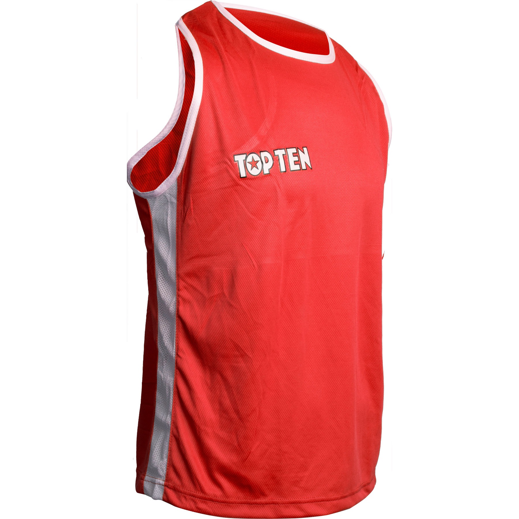 TOP TEN Tank top - Competition - Rood / Wit TOP TEN Tank top - Competition - Rood / Wit