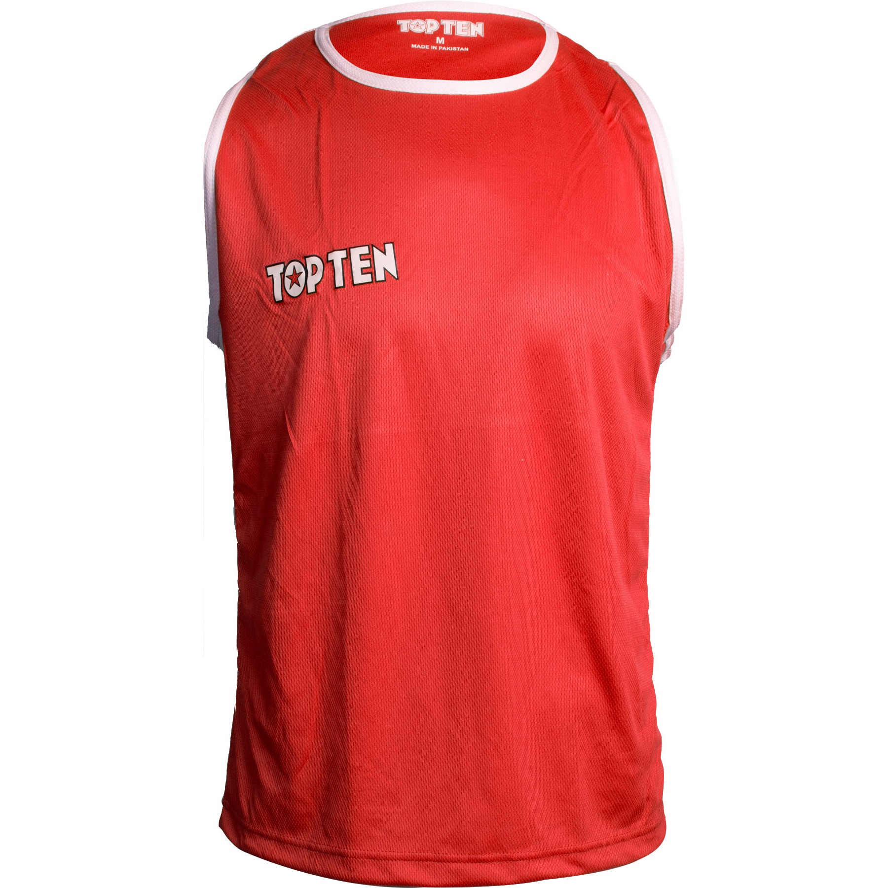 TOP TEN Tank top - Competition - Rood / Wit TOP TEN Tank top - Competition - Rood / Wit
