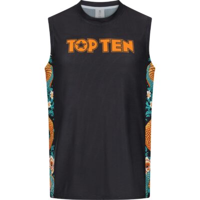 TOP TEN Tank top - Ryu del Mar - Zwart TOP TEN Tank top - Ryu del Mar - Zwart
