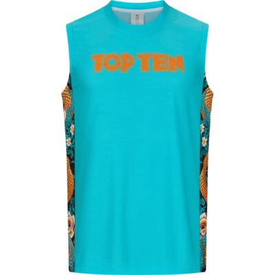 TOP TEN Tank top - Ryu del Mar - Blauw TOP TEN Tank top - Ryu del Mar - Blauw