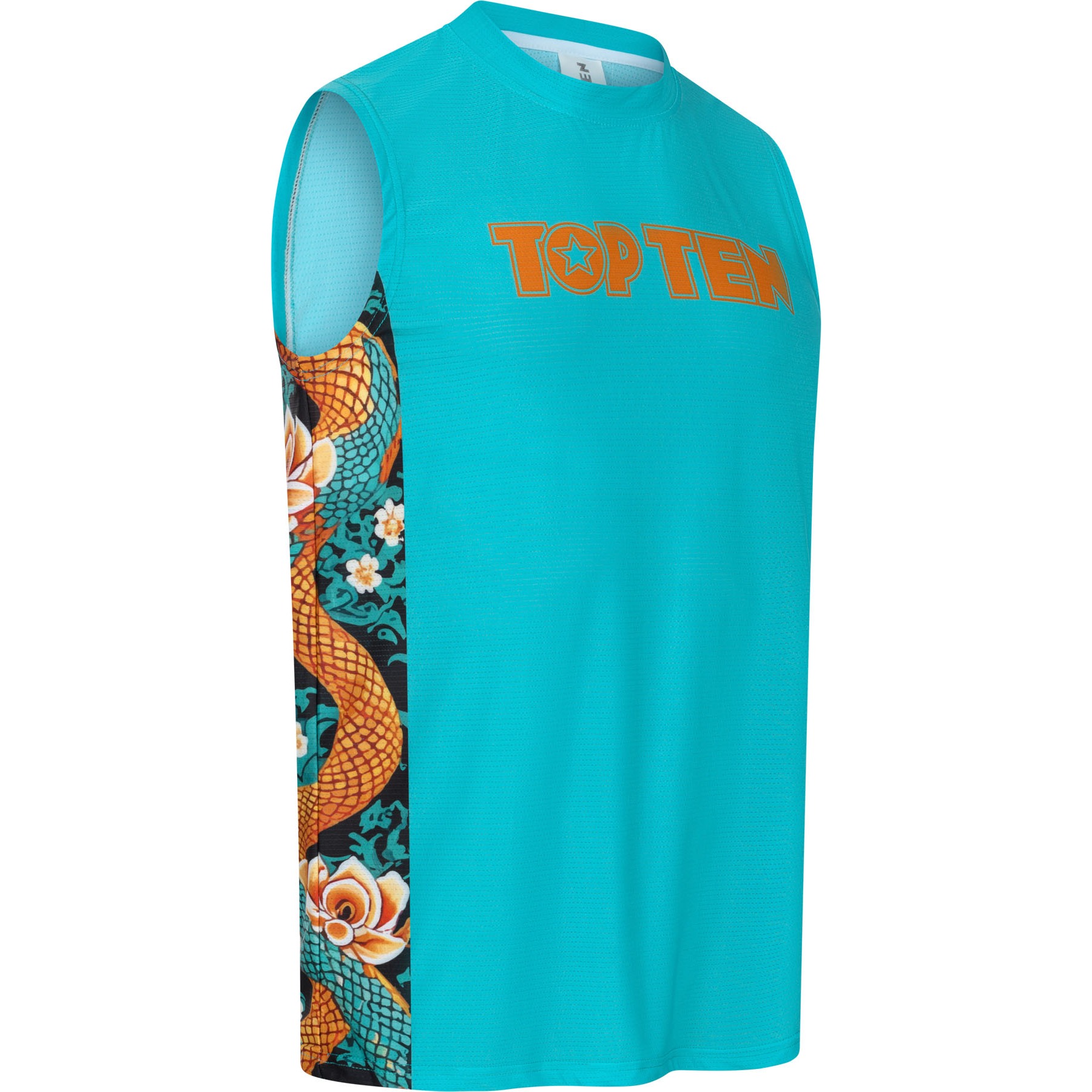 TOP TEN Tank top - Ryu del Mar - Blauw TOP TEN Tank top - Ryu del Mar - Blauw