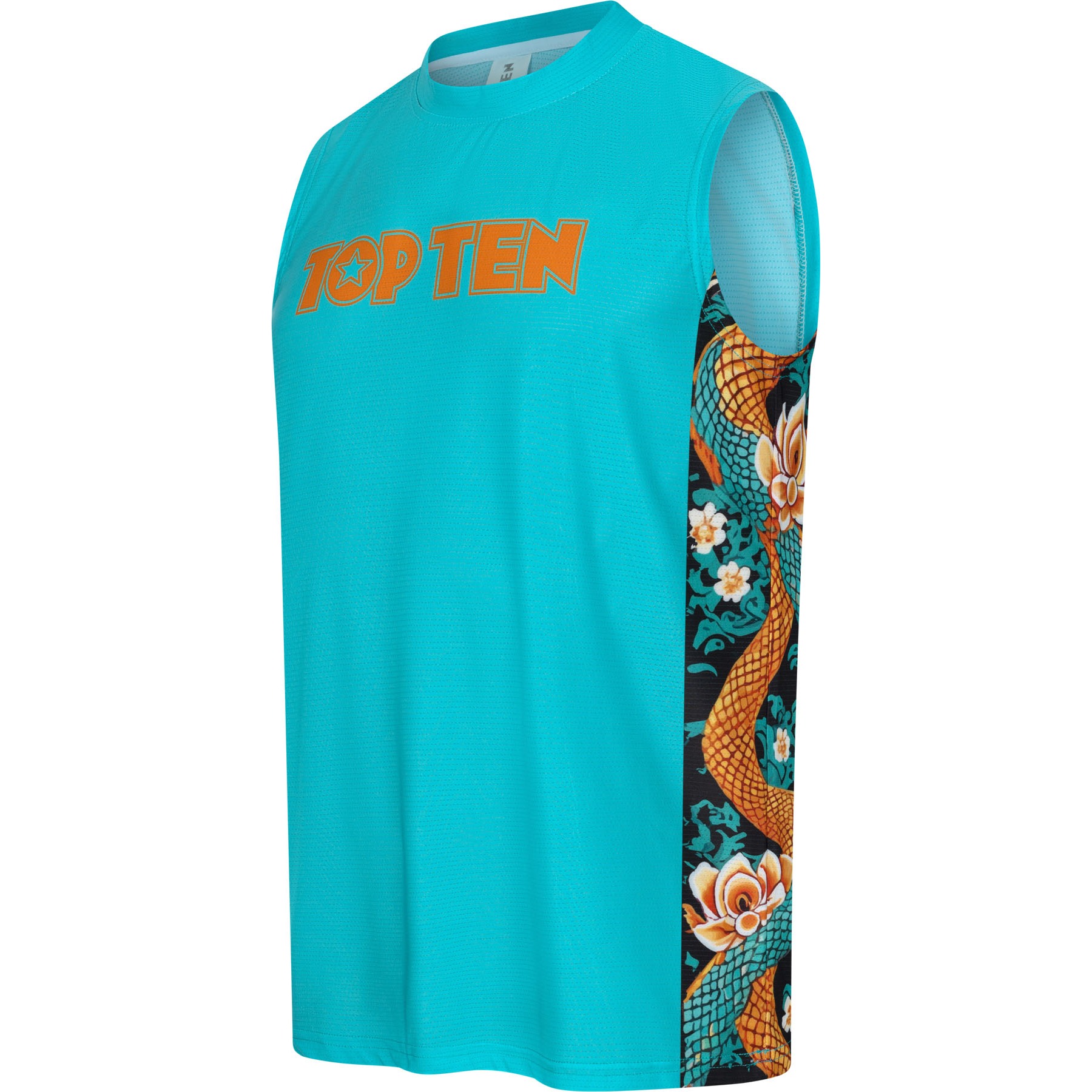 TOP TEN Tank top - Ryu del Mar - Blauw TOP TEN Tank top - Ryu del Mar - Blauw