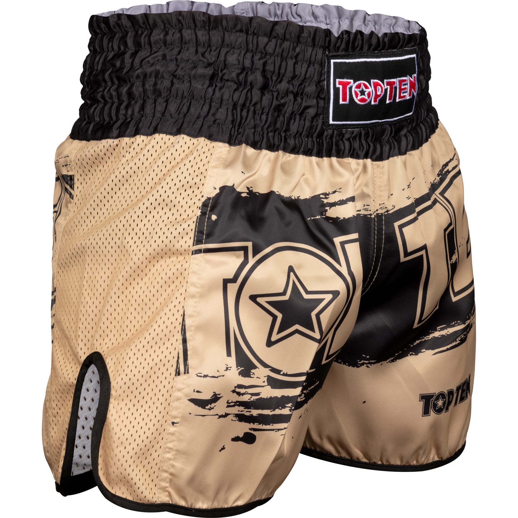 TOP TEN Kickboksbroekje - Power Ink - Goud / Zwart TOP TEN Kickboksbroekje - Power Ink - Goud / Zwart