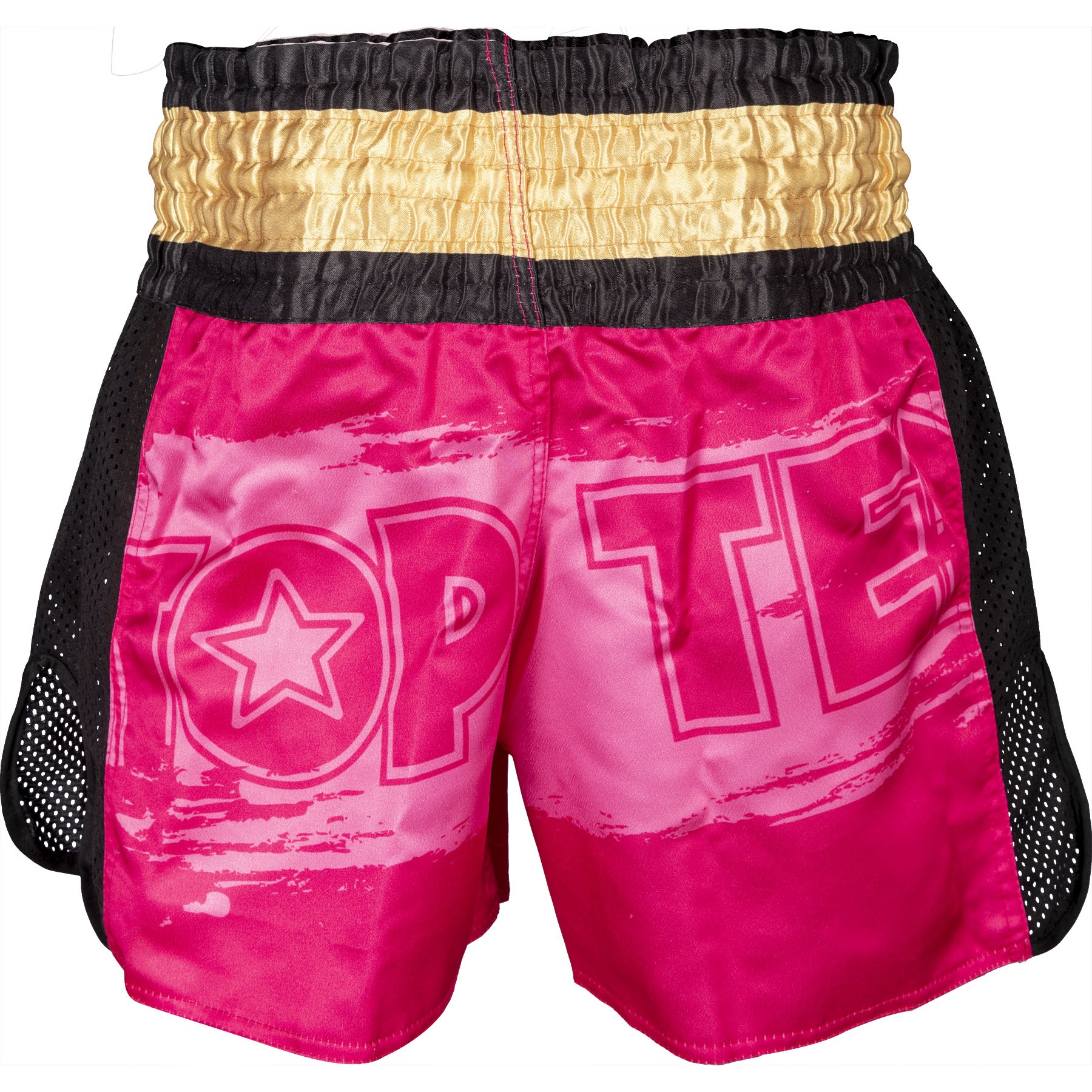 TOP TEN Kickboksbroekje - Power Ink - Roze / Goud TOP TEN Kickboksbroekje - Power Ink - Roze / Goud