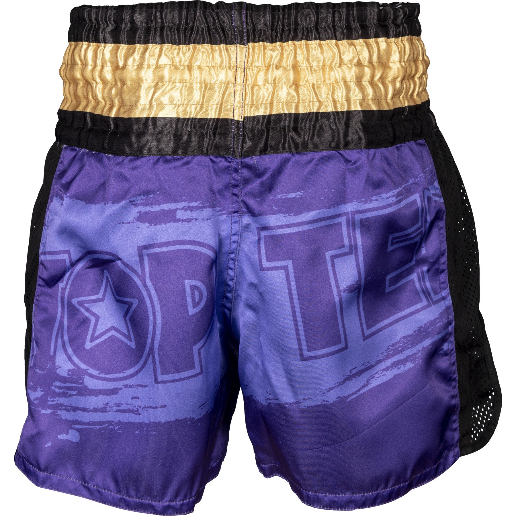 TOP TEN Kickboksbroekje - Power Ink - Paars / Goud TOP TEN Kickboksbroekje - Power Ink - Paars / Goud
