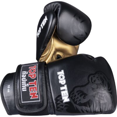 TOP TEN Thaiboks handschoenen - Ajarn IFMA - Zwart