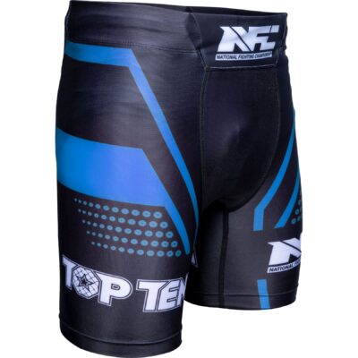 TOP TEN MMA MMA broekjes - NFC - Zwart / Blauw