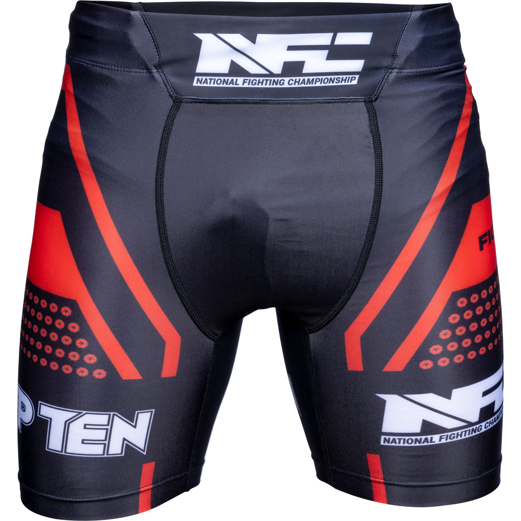 TOP TEN MMA MMA broekjes - NFC - Zwart / Rood TOP TEN MMA MMA broekjes - NFC - Zwart / Rood