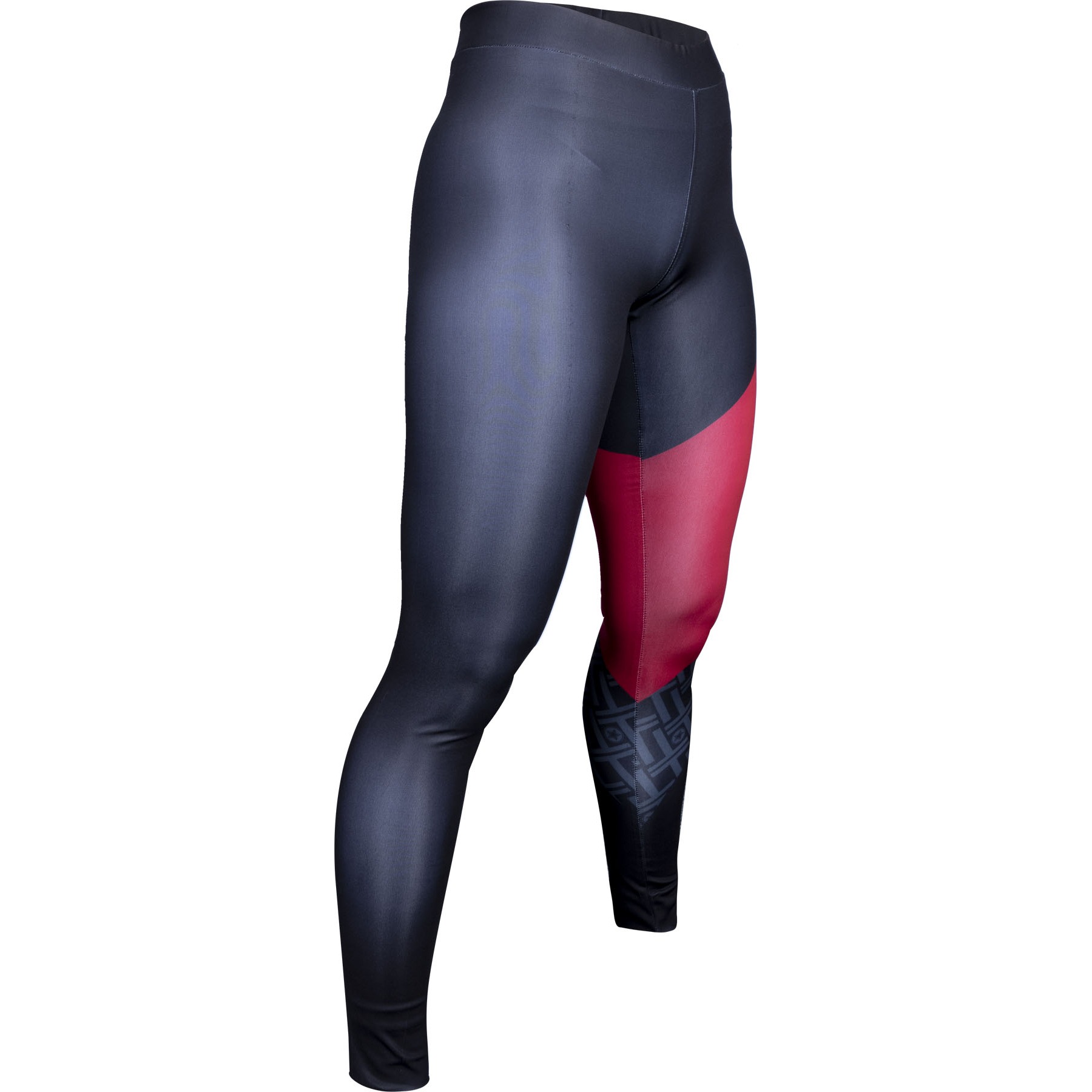 TOP TEN Sportleggings - ITF Color Ray - Zwart / Rood TOP TEN Sportleggings - ITF Color Ray - Zwart / Rood