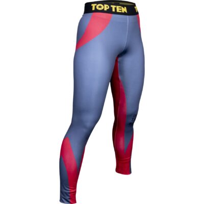 TOP TEN Sportleggings - ITF Color - Grijs / Rood TOP TEN Sportleggings - ITF Color - Grijs / Rood