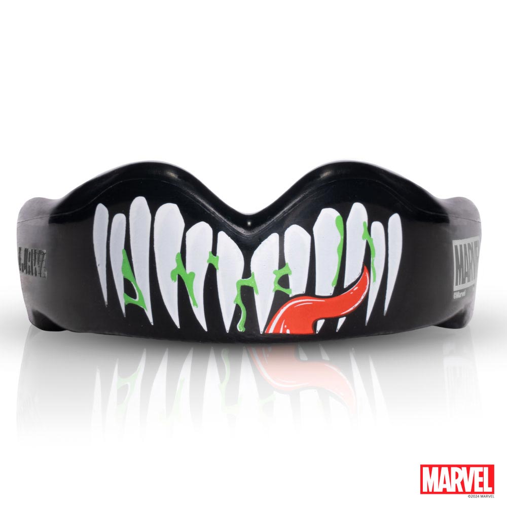 SAFEJAWZ Gebitsbeschermer - Extro Marvel Venom - Zwart / Wit - Afbeelding 2