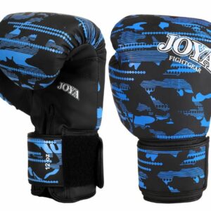 Joya Kinder Camo V2 Kickbokshandschoenen Blauw Joya Kinder Camo V2 Kickbokshandschoenen Blauw