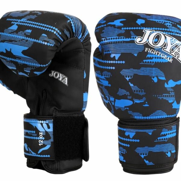 Joya Kinder Camo V2 Kickbokshandschoenen Blauw