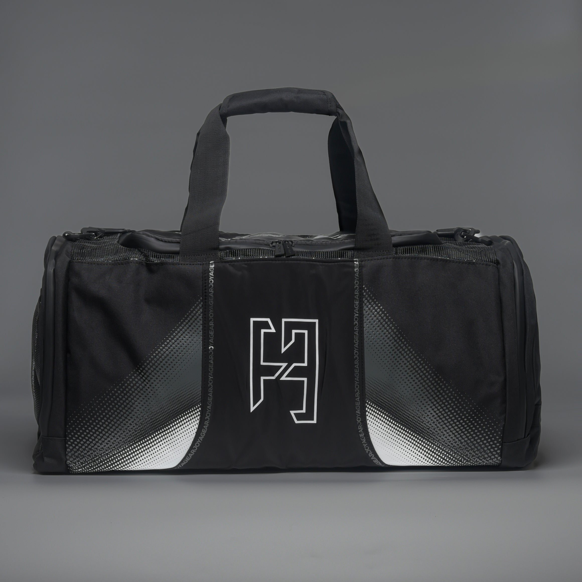 Joya Evolution Sporttas Zwart Wit 65x25x32 cm Joya Evolution Sporttas Zwart Wit 65x25x32 cm