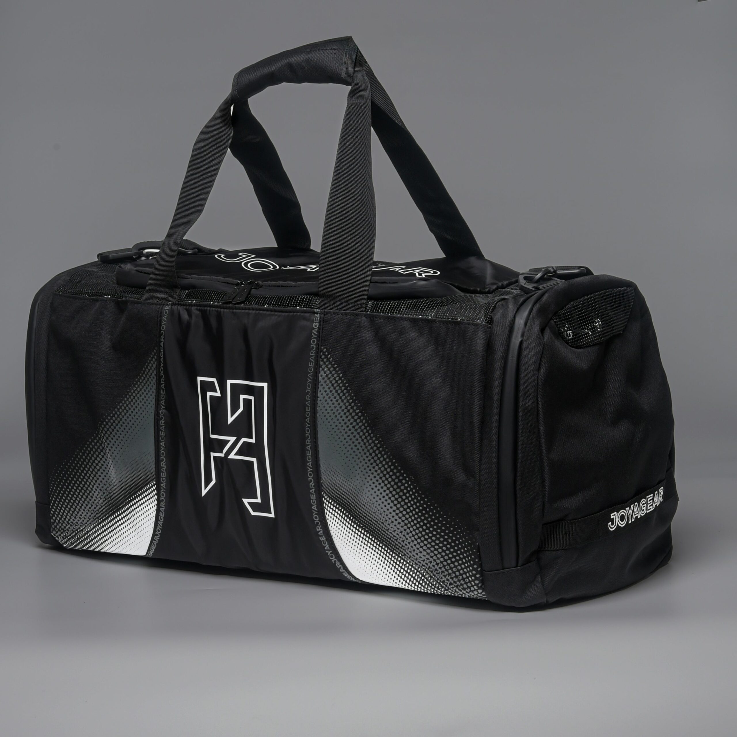 Joya Evolution Sporttas Zwart Wit 65x25x32 cm Joya Evolution Sporttas Zwart Wit 65x25x32 cm